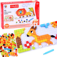 Set forme mozaic - 248 buc - Inlea4Fun TOY BRICKS PUZZLE - 