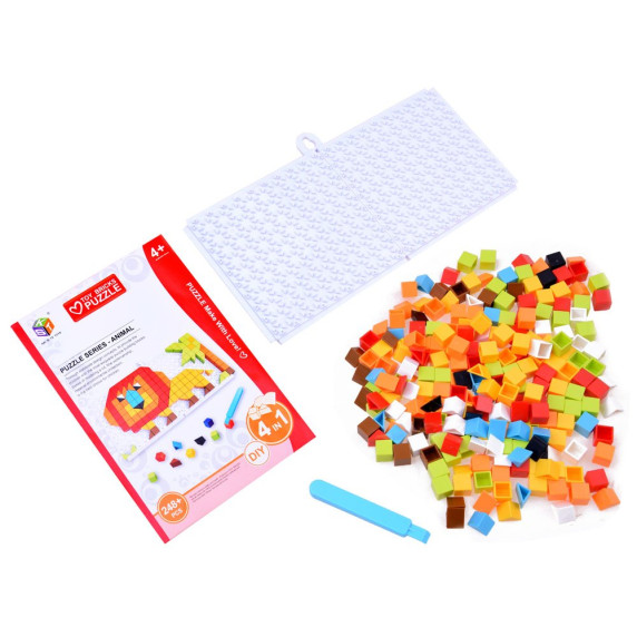 Mozaik kirakó játék 248 darabos Inlea4Fun TOY BRICKS PUZZLE