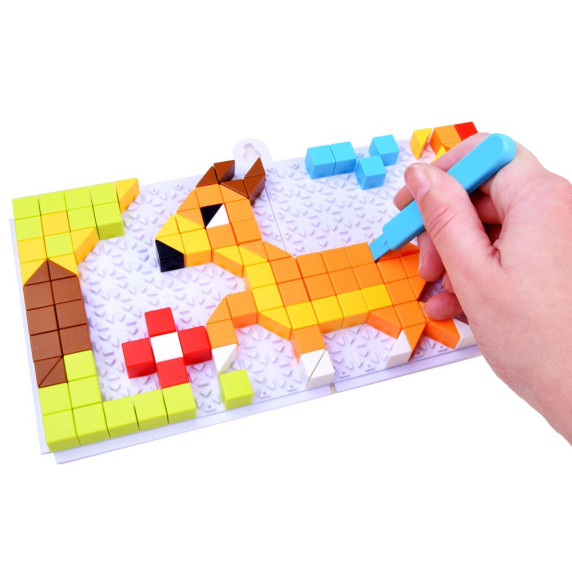 Mozaik kirakó játék 248 darabos Inlea4Fun TOY BRICKS PUZZLE