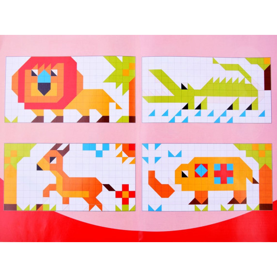 Mozaik kirakó játék 248 darabos Inlea4Fun TOY BRICKS PUZZLE