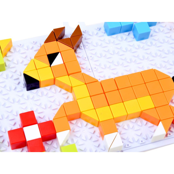 Mozaik kirakó játék 248 darabos Inlea4Fun TOY BRICKS PUZZLE