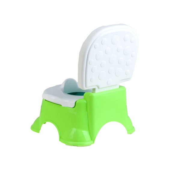 Trón formájú interaktív herceges gyerek bili Inlea4Fun POTTY - zöld