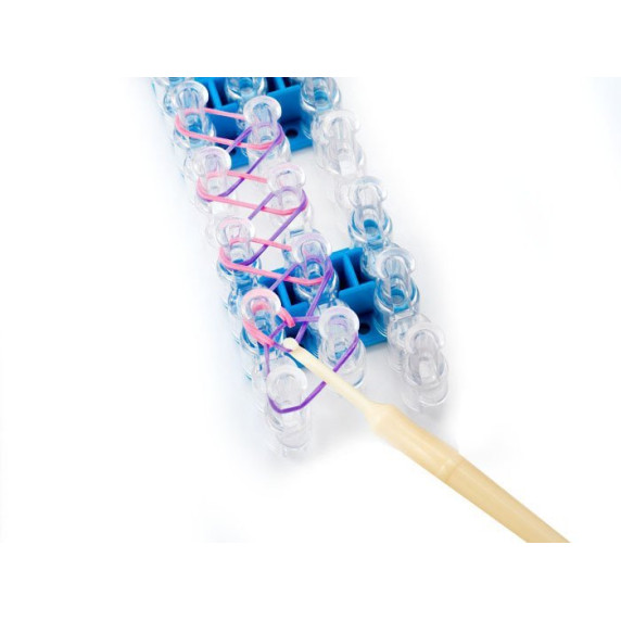 Set pentru confecționarea brățărilor - 600 buc - Inlea4fun Loom Band 