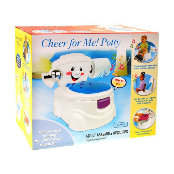 Interaktívny detský nočník Inlea4Fun CHEER FOR ME! POTTY - modrý