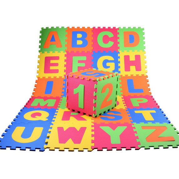 Covor de joacă pentru copii din spumă - puzzle - Inlea4Fun EVA MATS