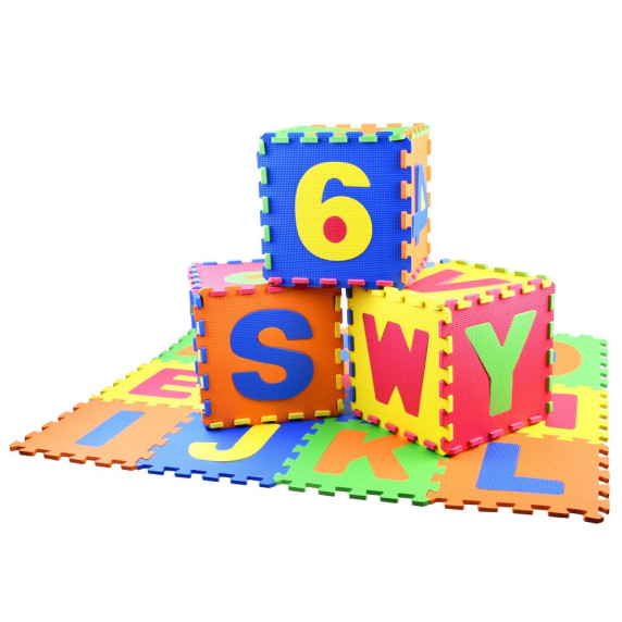 Covor de joacă pentru copii din spumă - puzzle - Inlea4Fun EVA MATS