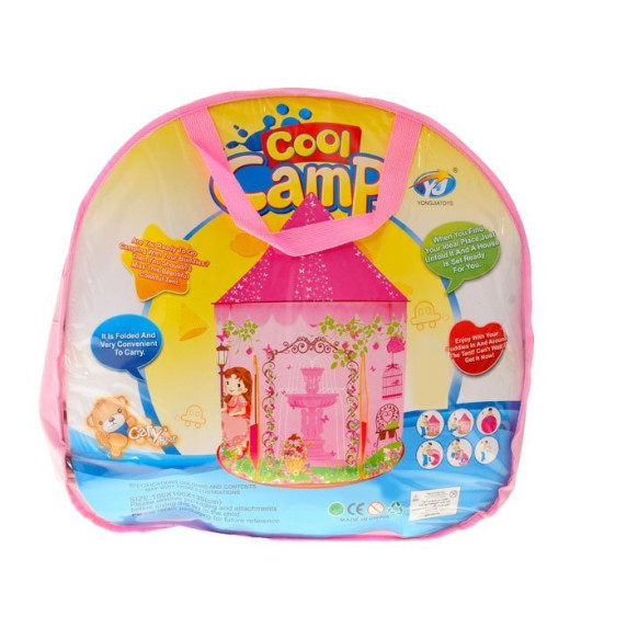 Cort de joacă pentru copii - roz - Inlea4Fun COOL CAMP