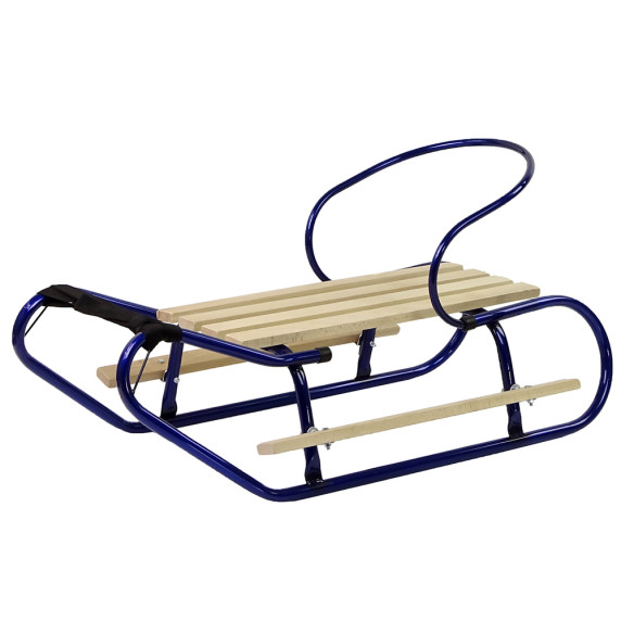 Sanie din metal - 83 cm - LEAN SPORT - albastru închis