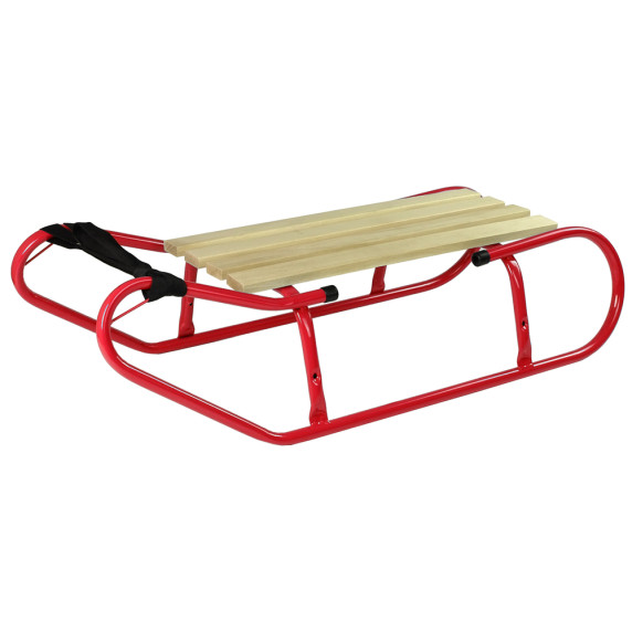 Sanie din metal - 83 cm - LEAN SPORT - roșu