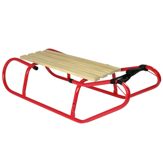 Sanie din metal - 83 cm - LEAN SPORT - roșu