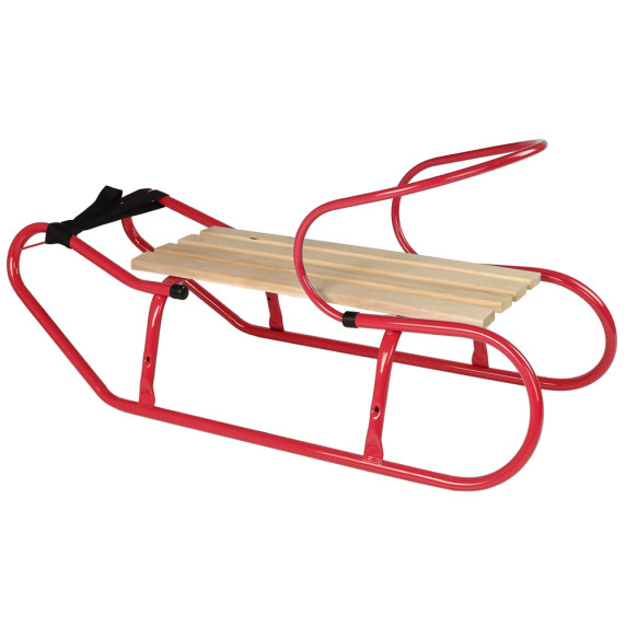 Sanie din metal - 83 cm - LEAN SPORT - roșu