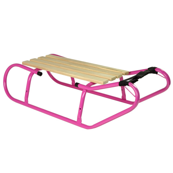 Fém szánkó 83 cm LEAN SPORT - Rózsaszín