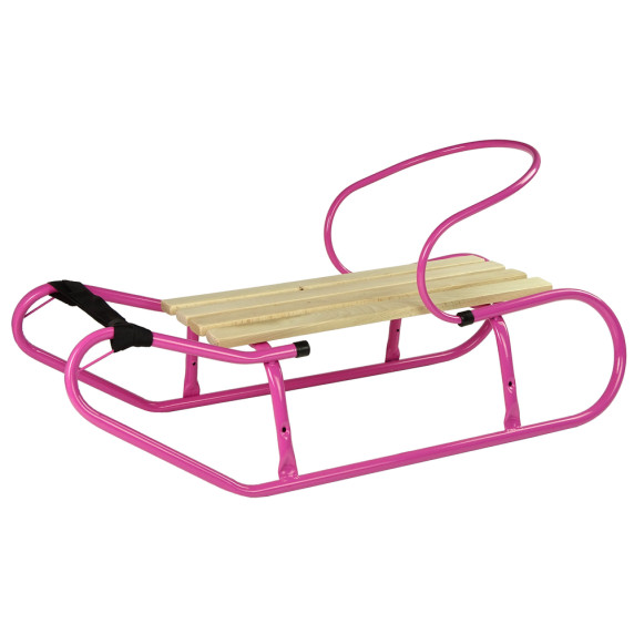 Fém szánkó 83 cm LEAN SPORT - Rózsaszín
