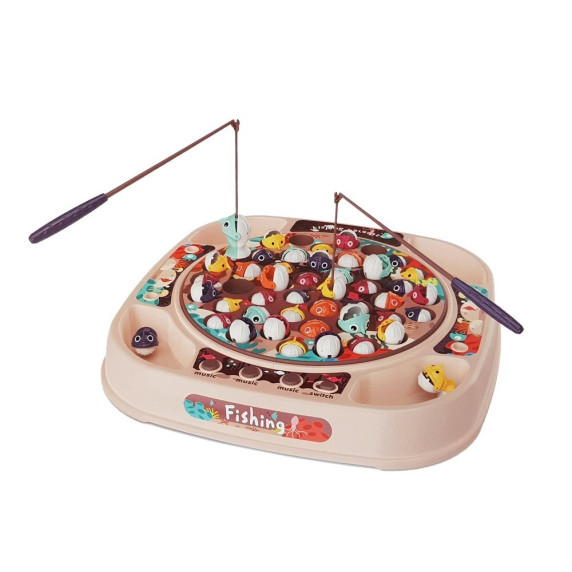 Detský rybársky set Inlea4Fun FISHING GAME - Béžový