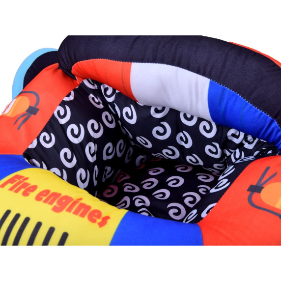 Tűzoltós gyerek fotel Inlea4Fun GROW N´PLAY