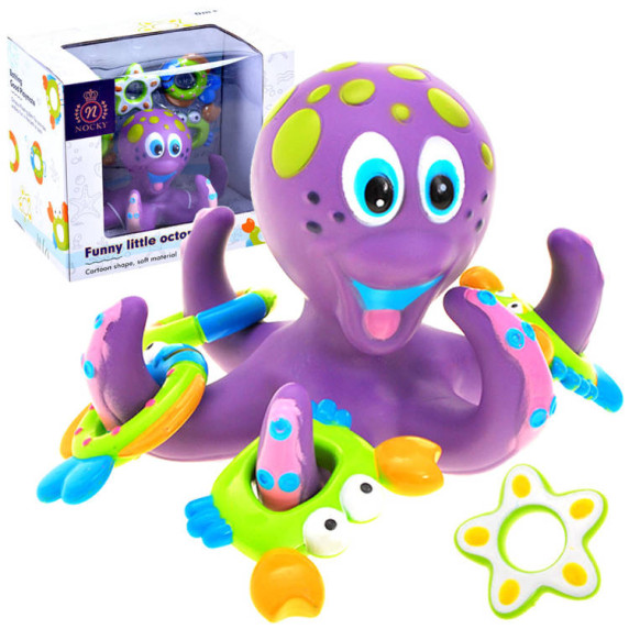 Jucărie de baie - caracatiță - Inlea4Fun Funny little Octopus