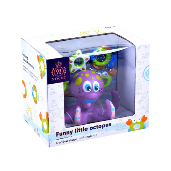 Jucărie de baie - caracatiță - Inlea4Fun Funny little Octopus