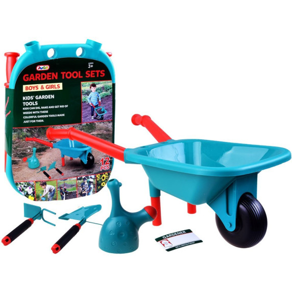Kerti szerszámok talicskával Inlea4Fun GARDEN TOOL SETS