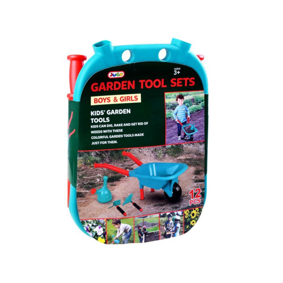Kerti szerszámok talicskával Inlea4Fun GARDEN TOOL SETS