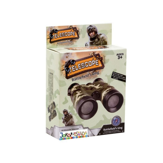Binoclu pentru copii cu busolă  - Inlea4Fun BATTLEFIELD´S KING