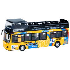 Detský autobus Inlea4Fun DIE CAST - žltý - 