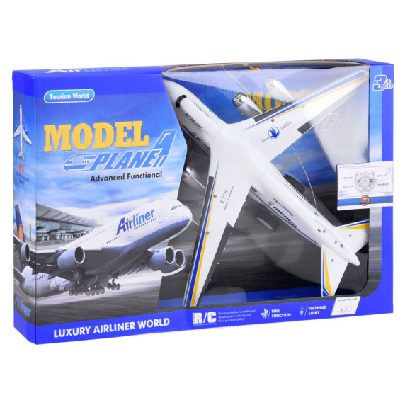 RC Lietadlo na diaľkové ovládanie Inlea4Fun MODEL PLANE - biele