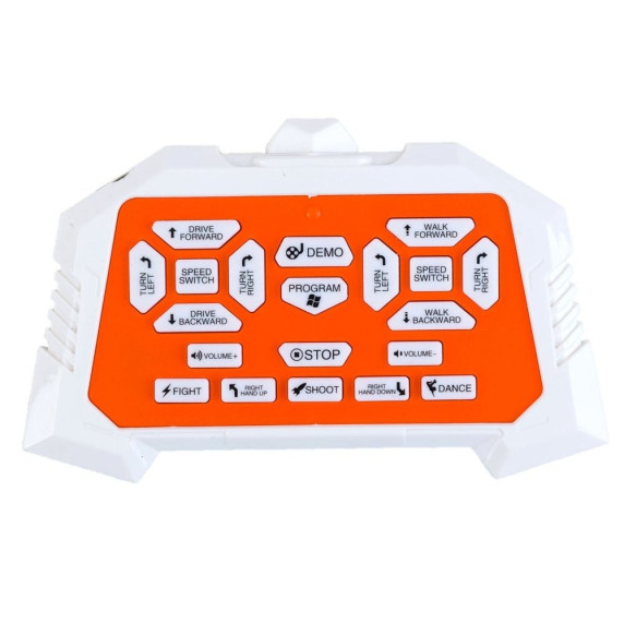Távirányítós harci robot 33 cm Inlea4Fun RC DefenderS Robot - oranžový