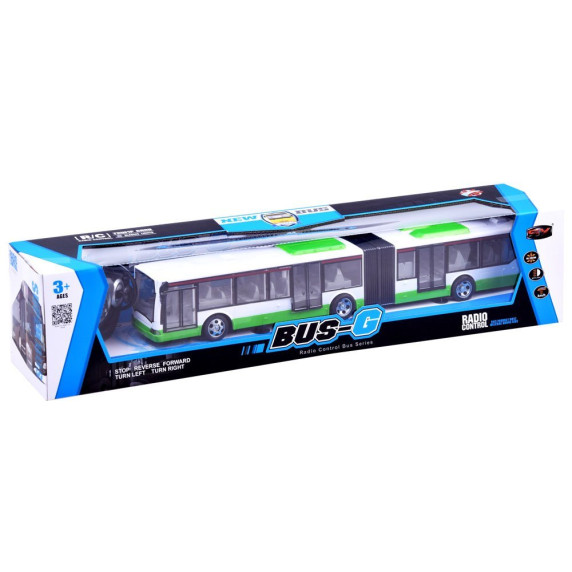 Autobus na diaľkové ovládanie Inlea4Fun RC BUS-G - zelený