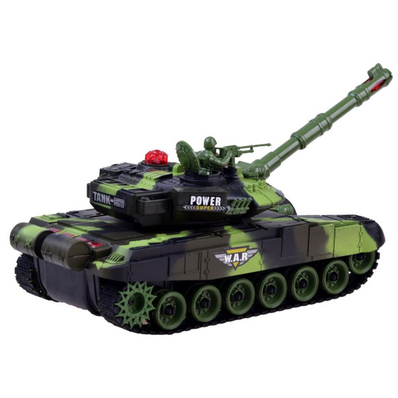 Tanc cu telecomandă, efecte sonore și luminoase, RC War Tank Inlea4fun