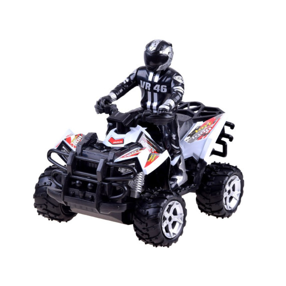 Távirányítós kisautó RC Inlea4Fun QUAD CROSS COUNTRY - fehér