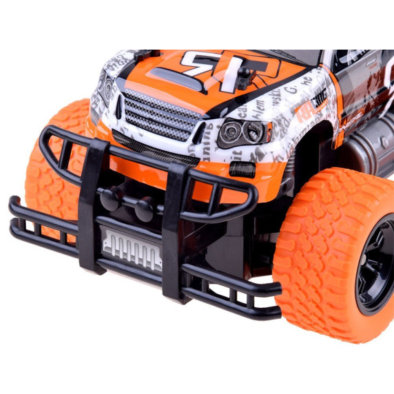 Auto na diaľkové ovládanie RC Inlea4Fun MONSTER TRUCK - oranžové