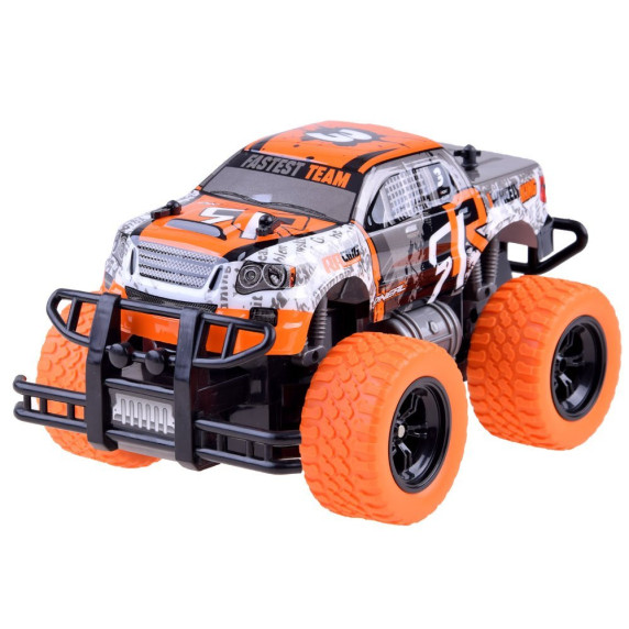 Auto na diaľkové ovládanie RC Inlea4Fun MONSTER TRUCK - oranžové