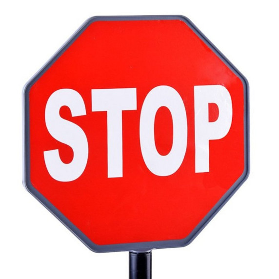Játék közlekedési táblák 83 cm Inlea4Fun TRAFFIC SIGN 