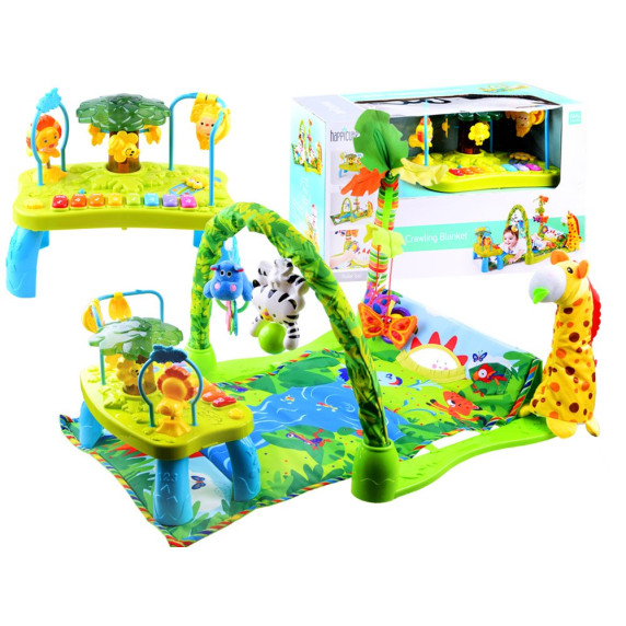 Játszószőnyeg interaktív kis asztallal Inlea4Fun HAPPICUTE BABY