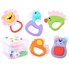 Csörgő és rágóka szett 5 db HOLA Forest Baby - 