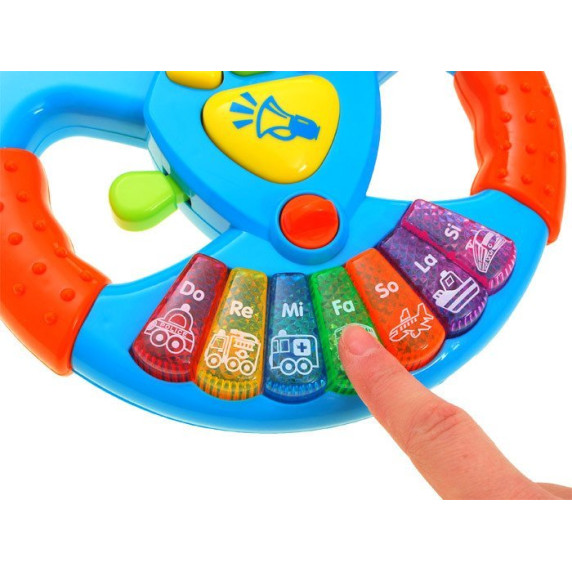 Volan interactiv cu efecte sunete - Inlea4Fun STEERING WHEEL