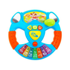 Volan interactiv cu efecte sunete - Inlea4Fun STEERING WHEEL - 