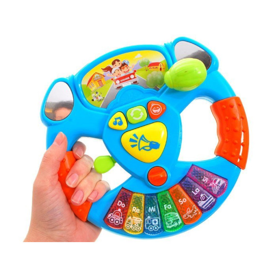Volan interactiv cu efecte sunete - Inlea4Fun STEERING WHEEL