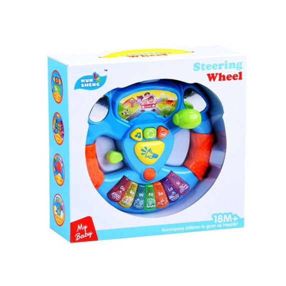 Volan interactiv cu efecte sunete - Inlea4Fun STEERING WHEEL