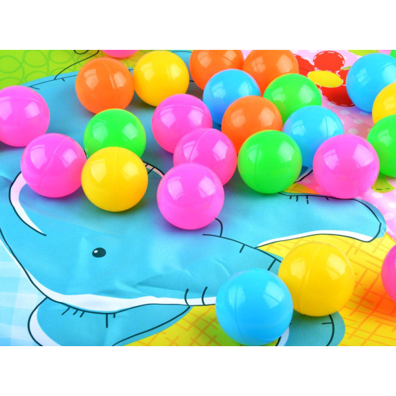 Hracia deka s farebnými loptičkami 2v1 Inlea4Fun BABY ACTIVITY