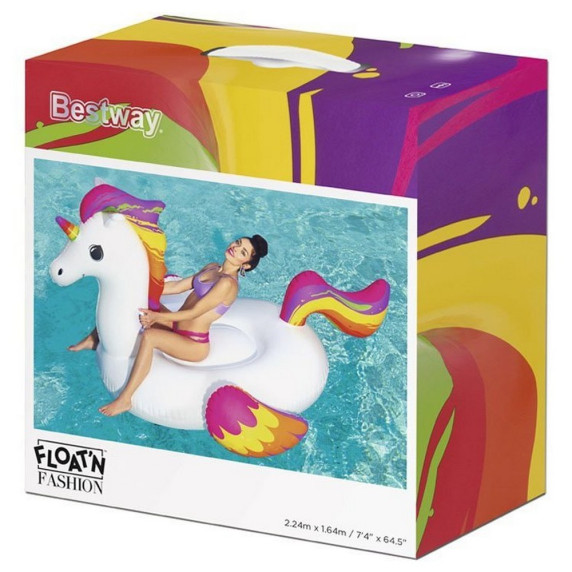 Saltea gonflabilă - unicorn - 224 X 164 cm - BESTWAY