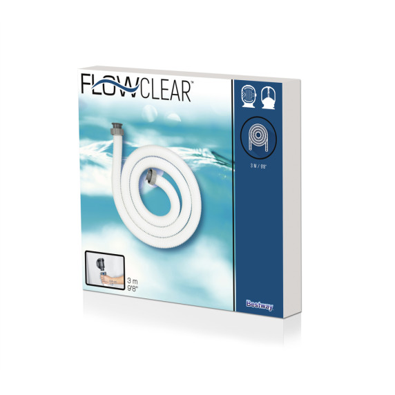 Furtun pentru pompa de piscină- 38 mm, 3 m - BESTWAY-58368