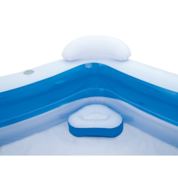 BESTWAY veľký detský bazén Family Fun so sedadlami 213 x 206 x 69 cm 54153