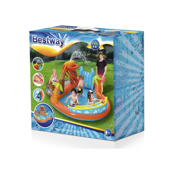 Piscină gonflabilă pentru copii - 265 x 265 x 104 cm - BESTWAY