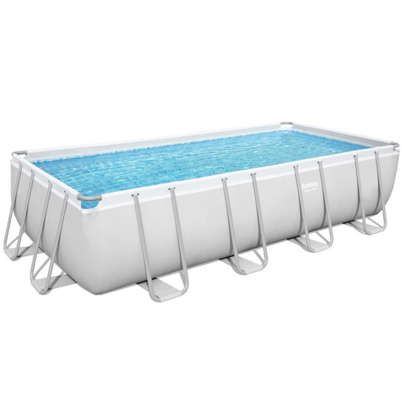 Fémvázas medence homokszűrős vízforgatóval Bestway Power Steel 488x244x122 cm