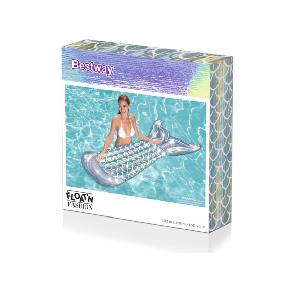 Felfújható sellő uszony matrac 193x101cm BESTWAY 43414