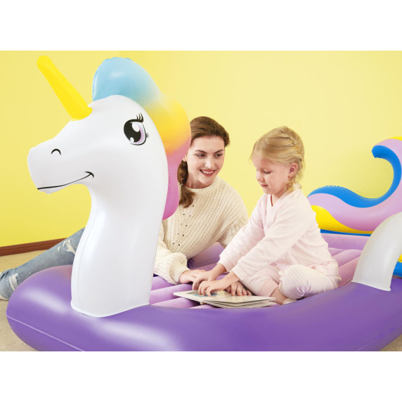 Felfújható ágy, kiságy gyerekeknek BESTWAY 67713 - Unikornis