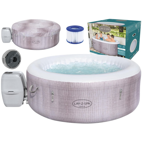 Piscină hidromasaj/jacuzzi gonflabil - 180x66 cm - BESTWAY 60003 Lay-Z-Spa CANCUN 