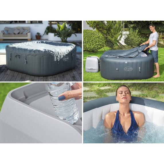 Felfújható masszázsmedence 180x71 cm BESTWAY 60031 Lay-Z-Spa HAWAII