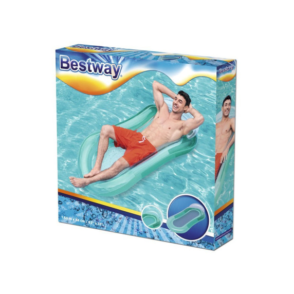 Nafukovací matrac so sieťkou 160 x 84 cm BESTWAY 43103 - tyrkysový